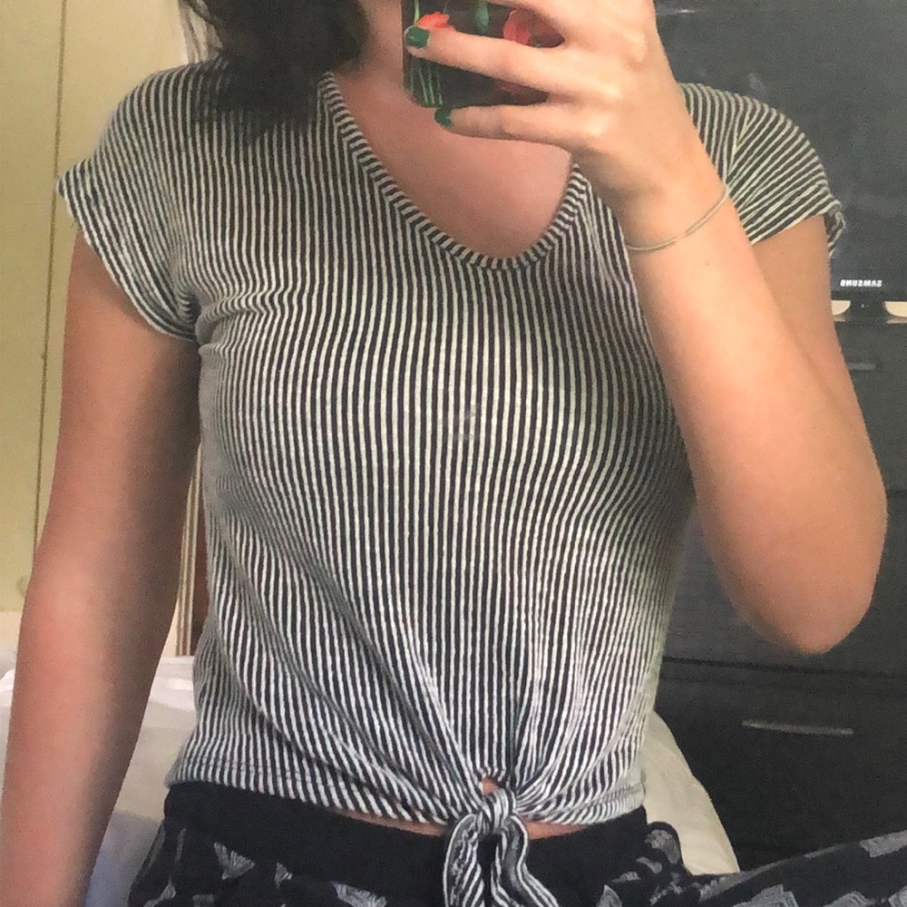 Black and white Striped Shirt!